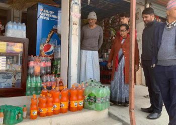 बराहक्षेत्रमा म्याद गुज्रेका खाद्य सामाग्री