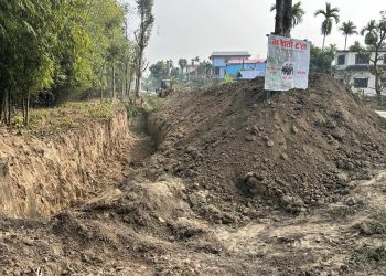 इटहरीमा दैनिकजसो जंगली हात्तीका बथान आए, बस्तीमा पस्न नदिन वारपार खाडल खन्न सुरु