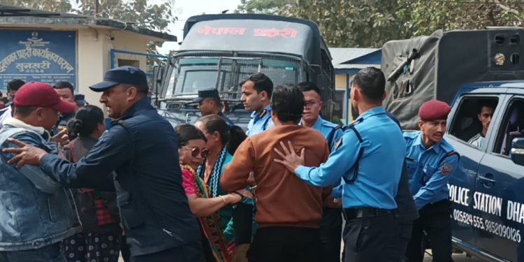 वीपी प्रतिष्ठानको गेट भत्काउने दुई पक्राउ