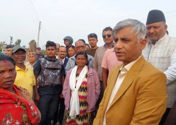 आगलागी पीडित सन्थाल समुदायको स्थायी घर निर्माणका लागि पहल गर्दै कोसी प्रदेश सरकार