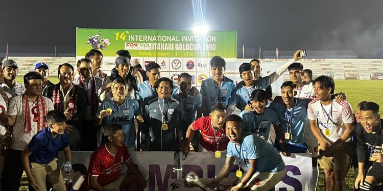 चर्च ब्वाइजलाई इटहरी गोल्डकपको उपाधि