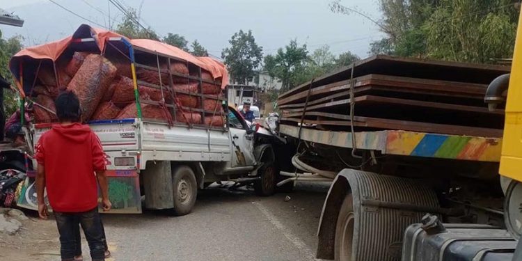 धनकुटामा पिकअपको ठक्करबाट ट्रक चालकको मृत्यु