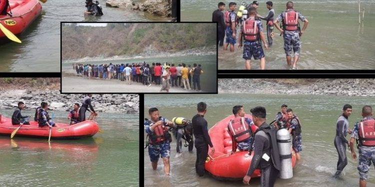 सुनकोसी नदीमा बेपत्ता तीनमध्ये एक बालक मृत भेटिए