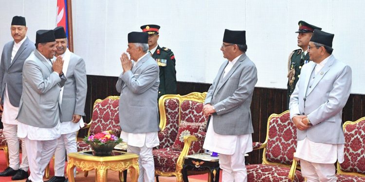 राष्ट्रियसभाको अध्यक्षमा माओबादीका दाहाल निर्वाचित, राष्ट्रपतिले गराए शपथ ग्रहण