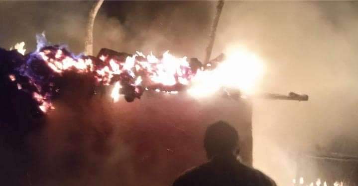 खोटाङमा विद्युत सर्ट भई आगलागी हुदा ६० लाख वरावरको क्षति
