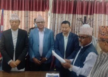 कोशीमा वैकल्पिक सरकार गठनका लागि प्रदेश प्रमुखसमक्ष निवेदन