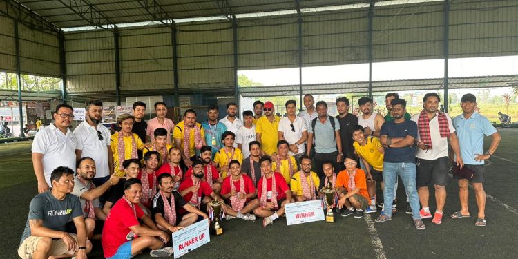 सुनसरी मोबाइल व्यवसायी संघद्धारा फुटसल प्रतियोगिता