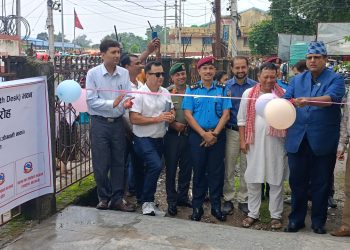 रानी नाका निर्माण गरिएको हेल्थ डेस्क भवनको उद्घाटन