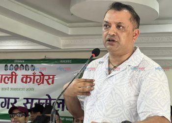 इटहरी आएर गगन थापाले भने – ‘कांग्रेस प्रतिपक्षमै बस्थ्यो, प्रचण्डले धेरै चकचक नगर्नुभएको भए’