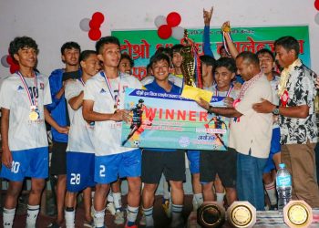 तालतलैया फुटबल क्लबलाई ६४ बिघा च्यालेन्ज कपको उपाधि