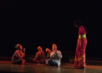 विराटनगर विद्यालय नाटक महोत्सव : गुरुकुलमा ‘एक पटक बोलेको एक रुपियाँ’ मञ्चन