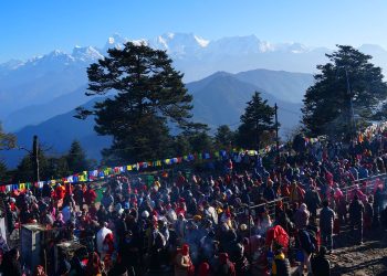 ताप्लेजुङको पाथीभरा : दुई दिनमा सात हजार बढी भक्तजन