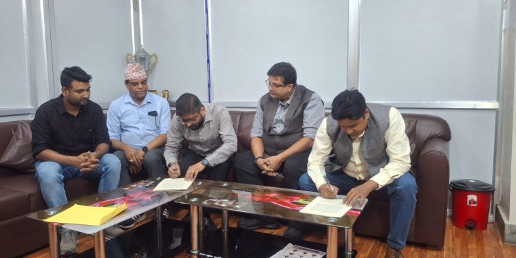 मेयर कोइरालाको उपस्थितिमा मन्टेश्वरीका लागि सम्झौता