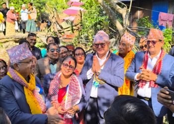 शताक्षी धाममा नवनिर्मित ८७ धाराको मुख्यमन्त्री कार्कीद्धारा उद्घाटन