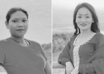 दमकमा तीनजना सवार मोटरसाइकल दुर्घटना हुँदा दुई युवतीको मृत्यु, एक युवक घाइते