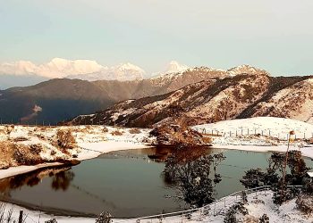 गुफापोखरीमा हिमपातपछि सेताम्मे