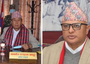 प्रदेश प्रमुख खापुङ र मुख्यमन्त्री कार्कीबीच भेटवार्ता