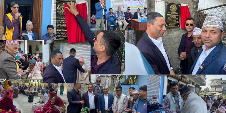 लायन्सका भूपराजले बनाइदिए बालविकासमा धारा, गरे जेष्ठ नागरिकलाई सम्मान र विद्यार्थीलाई शैक्षिक सामग्री हस्तान्तरण