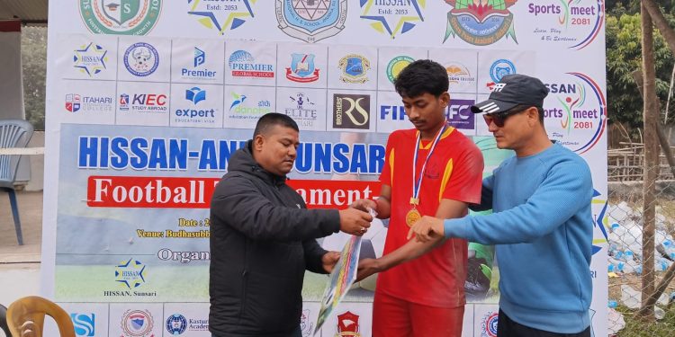 हिसान एन्फा कप फुटबलमा पूर्वाञ्चल, एम्स, धरान मेघा र विश्व आदर्श क्वाटरफाइनलमा