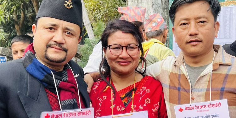 रेडक्रस हाँसपोसा उपशाखा सभापतिमा उमेश राई निर्वाचित