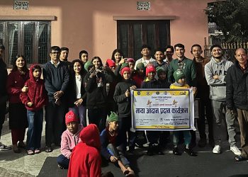 भ्वाइस अफ चिल्ड्रेनमा लायन्स र लियो क्लबको माया आदानप्रदान