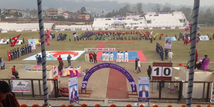 धरानमा कोशी प्रदेश प्रिमियर लिग सुरू, उद्घाटन खेलमा गाइघाट र प्रगतिशील विजयी