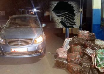 धरानमा गाँजा बोकेको कार नियन्त्रणमा