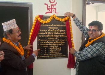 विराटनगरको १ नम्बर वडामा ‘लिफ्ट’सहितको अपाङ्गमैत्री भवन निर्माण