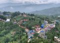 तस्बिरमा हेर्नुहोस् इलामको अन्तुमा रहेको पोखरी र चिया बगान