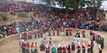खोटाङमा उभौली : ‘प्राकृतिक विपत्ति नपरोस्’ भन्ने कामना गरिँदै