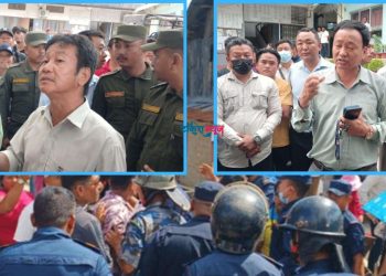 धरान उपमहानगरमा मेयर साम्पाङ र उपमेयर बेघाबीच विवाद चुलिँदै, नगर परिसरमा तनाव