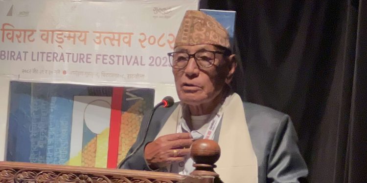 विराट वाङ्मय उत्सवमा प्रसिद्ध कवि जसराज किरातीको सम्भाषण (भिडियोसहित)