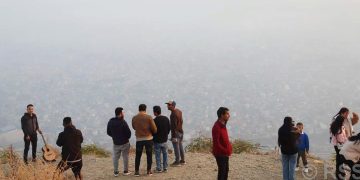 धरानको चिन्डेडाँडामा आन्तरिक पर्यटकको चहलपहल