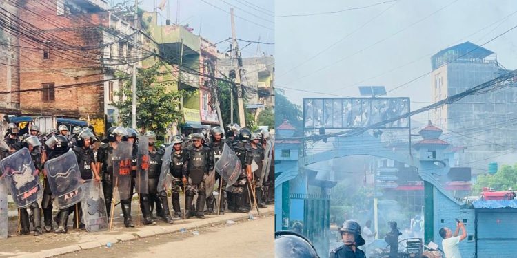 इटहरी प्रहरीका डीएसपीसहित १२ जना सुरक्षाकर्मी घाइते (सर्वसाधारण कोको ?)