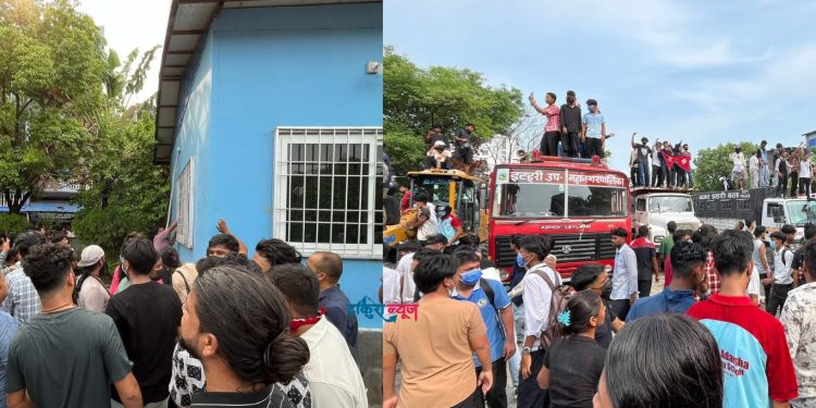 जेन–जी पुस्ताले घेरे इटहरी उपमहानगर