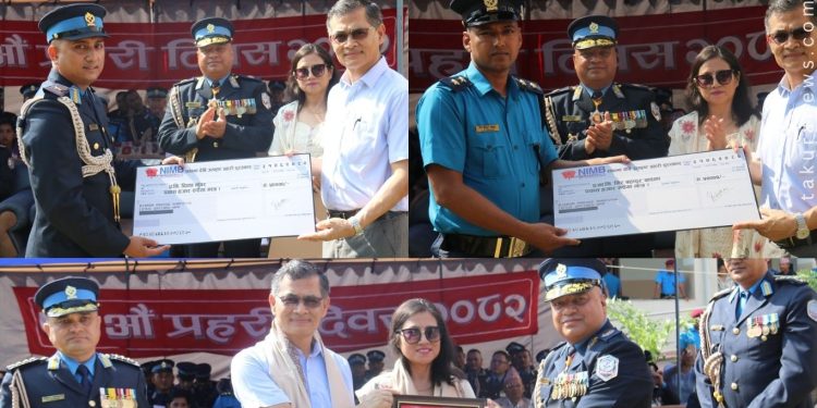 साधनादेवी उत्कृष्ट प्रहरी पुरस्कारबाट प्रहरी निरीक्षक कुँवर र नायव निरीक्षक खड्का सम्मानित