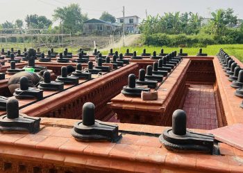 इटहरीमा १०८ शिवलिङ्ग स्थापना