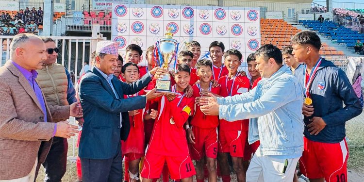 इटहरी नगर प्याब्सन स्पोर्ट्स मिट : फुटबलको उपाधि शान्तिनगर इङ्लिस स्कुललाई