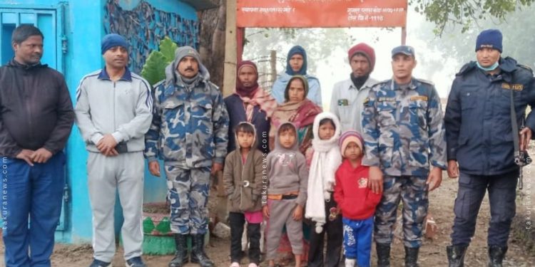 हराइरहेका चार बालबालिका कोशी ब्यारेज क्षेत्रबाट उद्धार