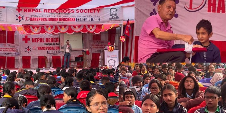 हाँसपोसा उपशाखाद्वारा जुनियर रेडक्रस कन्क्लेभ, तालिमदेखि ट्यालेन्ट हन्टसम्म