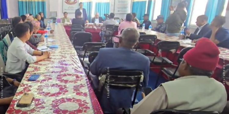 सुनसरीमा सर्वदलीय बैठक, पाँच बुँदे निर्णय