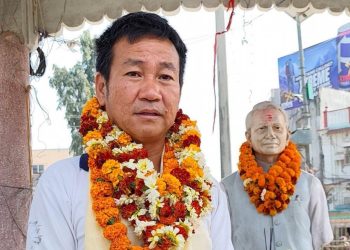 हर्क साम्पाङको आग्रह – ‘खादा–माला होइन, सुझाव र गुनासा लिएर आउनुहोस्’