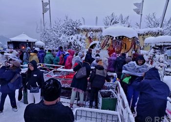 पाथीभरा क्षेत्रमा यस वर्ष पाँचौँ पटक हिमपात