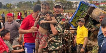 संखुवासभामा ट्याक्टर दुर्घटना हुँदा एक बालकको मृत्यु, दुई गम्भीर घाइते