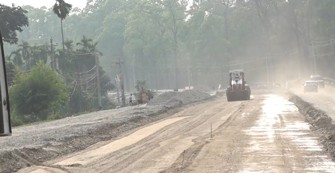 एसिएन हाइवे : काँकडभिट्टा–लौकही सडक निर्माण सुस्त, कारण इन्धन संकट