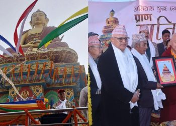 निर्माण सुरू भएको ११ वर्षपछि बुद्धको प्रतिमासहितको पार्क सञ्चालनमा, मुख्यमन्त्री कार्कीले गरे उद्घाटन