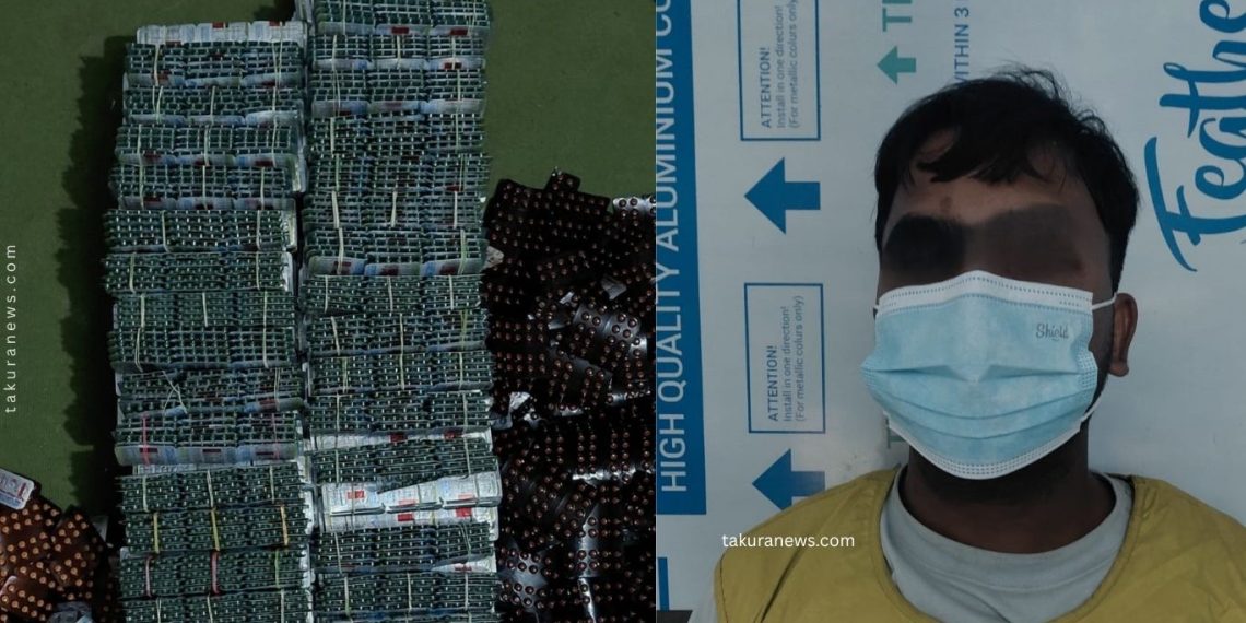 इटहरीमा ठूलो परिमाणको लागूऔषधसहित एक युवक पक्राउ 