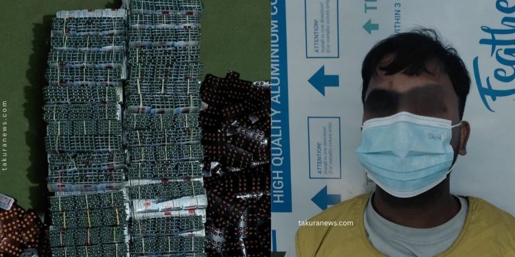 इटहरीमा ठूलो परिमाणको लागूऔषधसहित एक युवक पक्राउ 