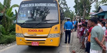 झापामा स्कुल बसले किच्दा यूकेजीमा अध्ययनरत बालकको मृत्यु