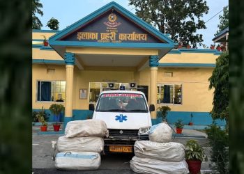 सुनसरीमा एम्बुलेन्सबाट १४८ किलो गाँजासहित दुई भारतीय पक्राउ